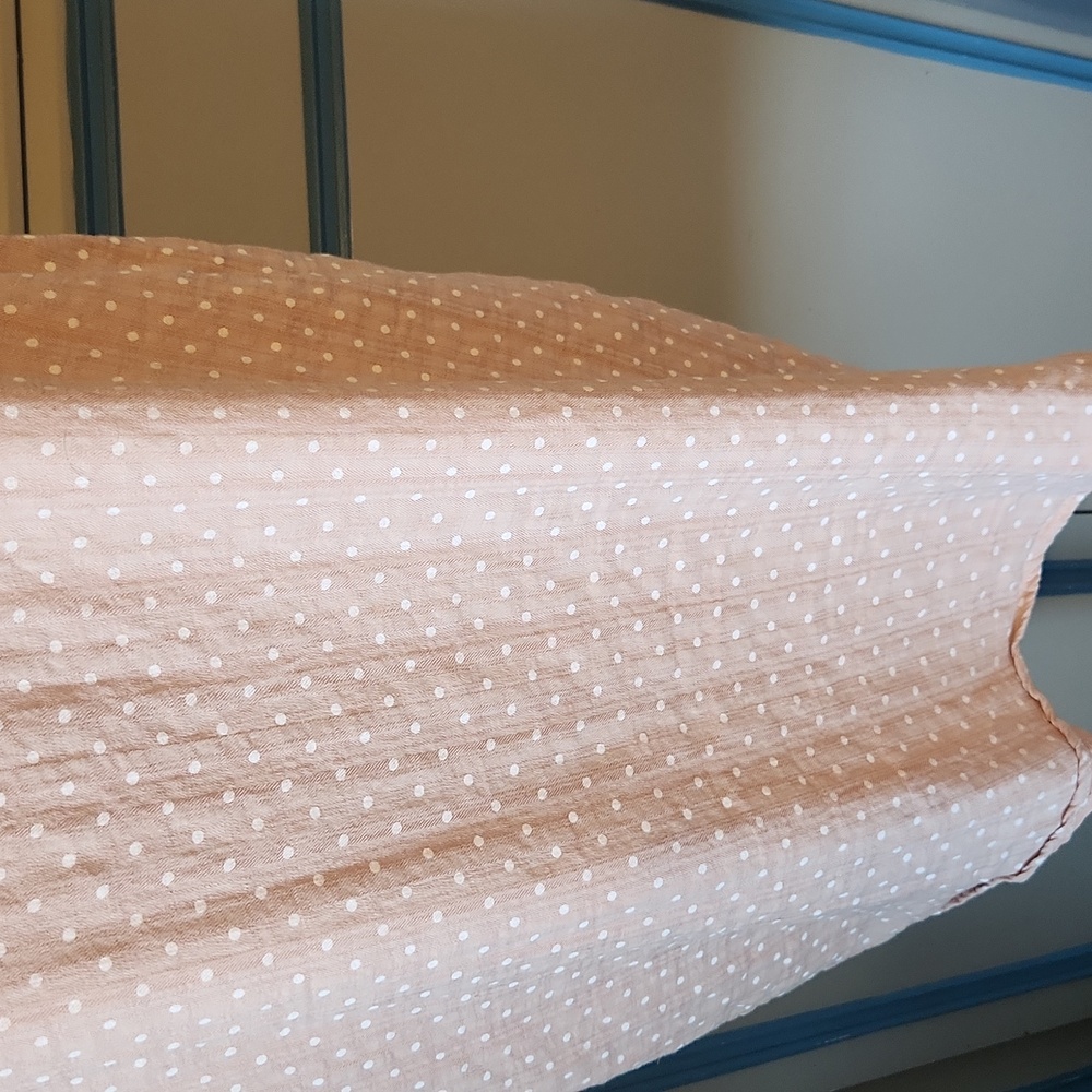 Davi & Dani Blush Polka Dot Midi Dress - Picture 4 of 14